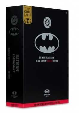 Batman (Flashpoint) (Black & White Accent Edition) DC MUltiverse. McFarlane (Novo)