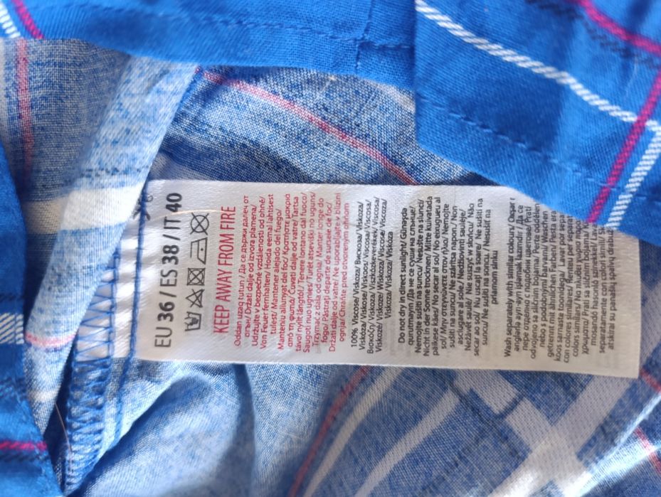 Niebieska bluzka ciążowa S Beloved