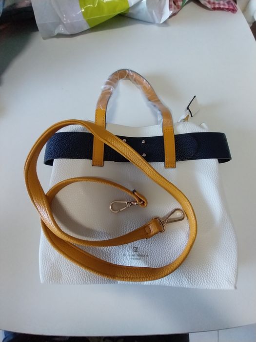 Bolsa de mão branca