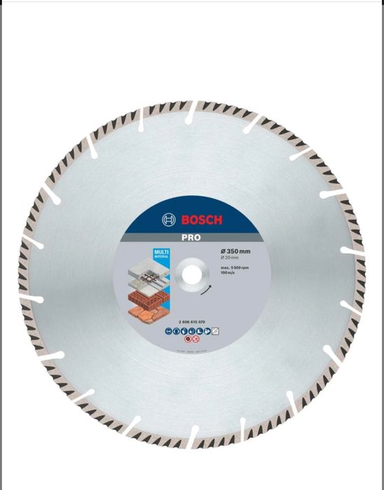 Алмазний диск Bosch Standard for Universal, 350x20x3,3x10 мм