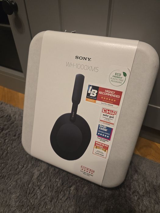 Słuchawki nauszne SONY WH-1000XM5 ANC Czarne