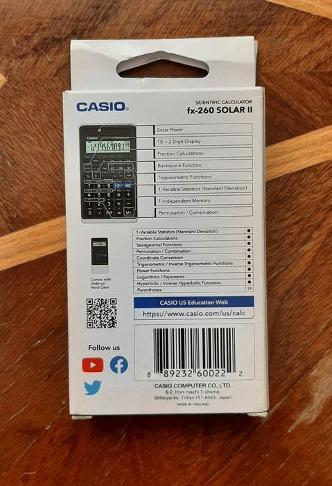 Калькулятор CASIO