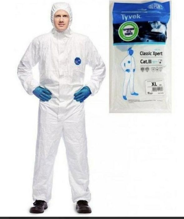 Защитный комбинезон химзащитный Tyvek Classic Xpert CHF5 (костюм Тайве