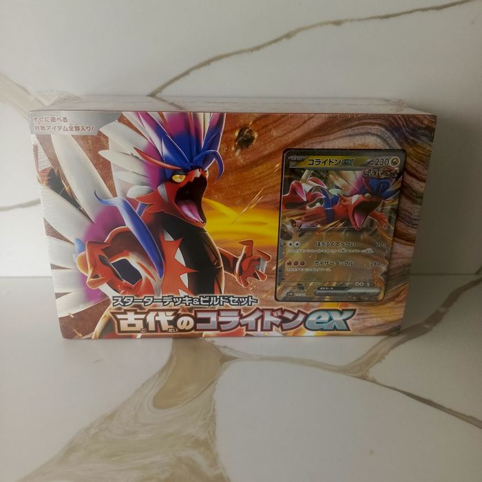 Japoński zestaw Pokémon TCG: Scarlet & Violet Starter Deck & Build Set - Ancient Koraidon ex