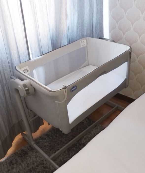 Berço Chicco Next2Me Magic Cool Grey