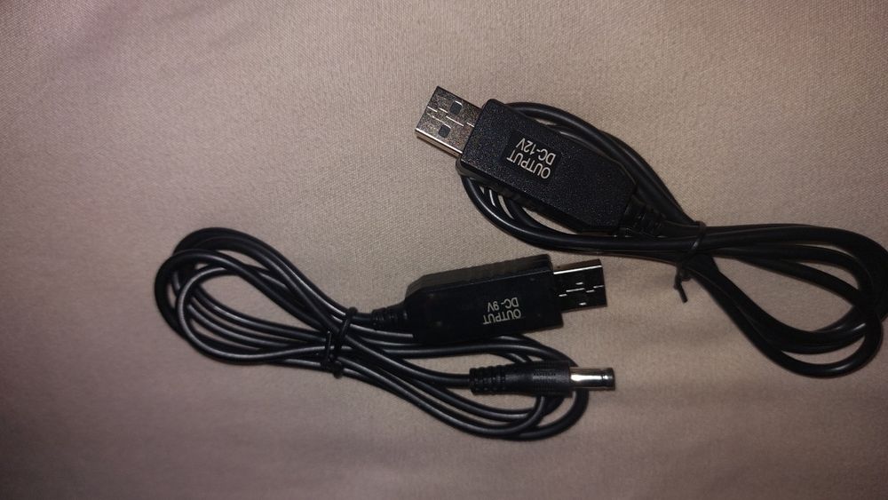 Кабель для роутера и терминала USB 9v-12v