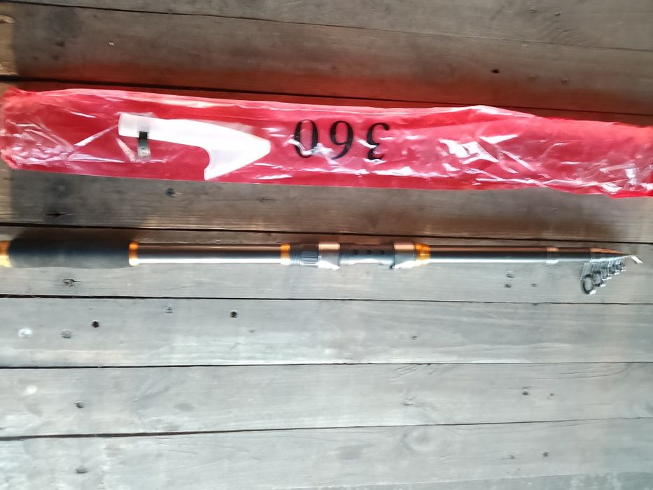 Удилище телескопическое 3,6 метра 3шт.