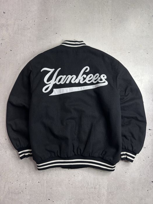 NY Yankees JH Design Reversible Bomber Jacket чоловічий бомбер куртка