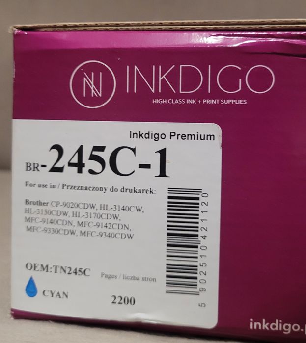 Zestaw tonerów CMYK do drukarki laserowej Brother