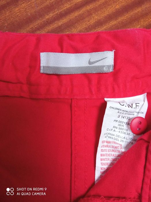 spodenki Nike 110 rozmiar