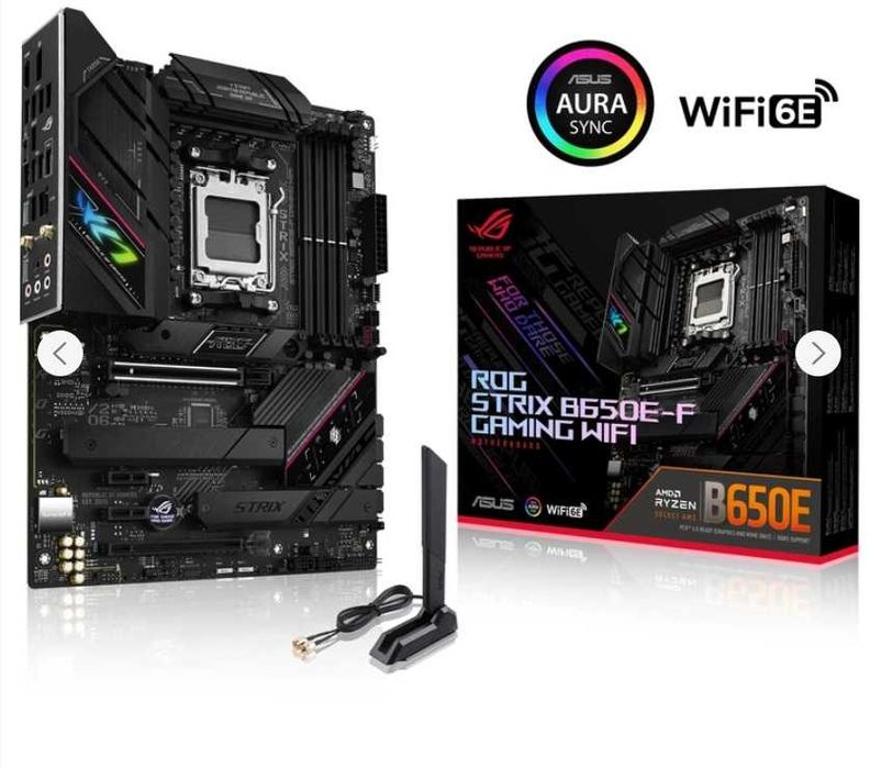 Материнська плата ASUS ROG STRIX B650E-F GAMING WIFI 6, нова!