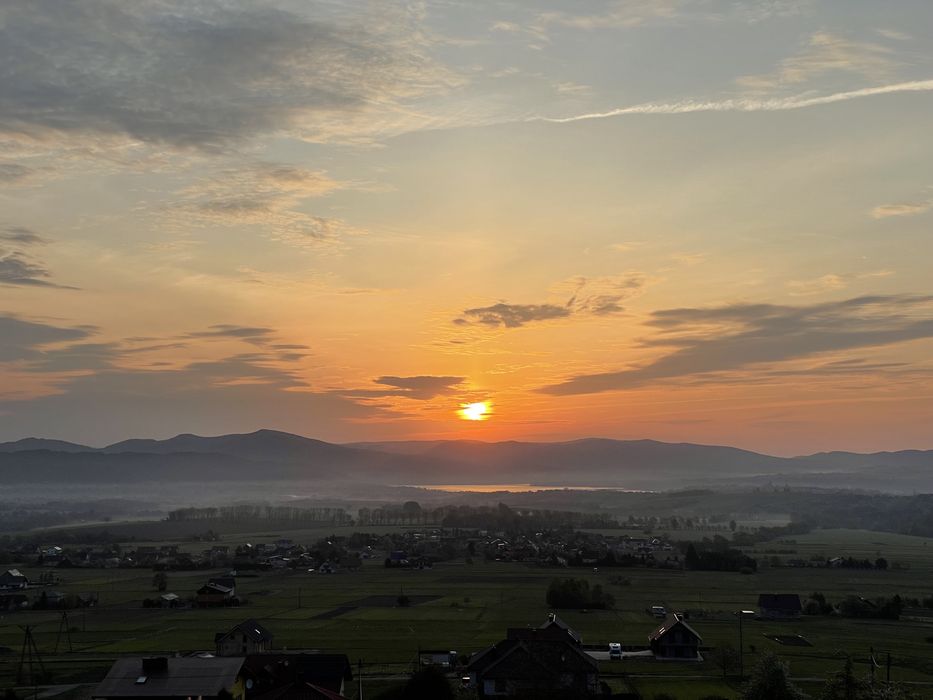 Domki z pięknym widokiem na góry i jezioro, balia, kominek k / Szczyrk