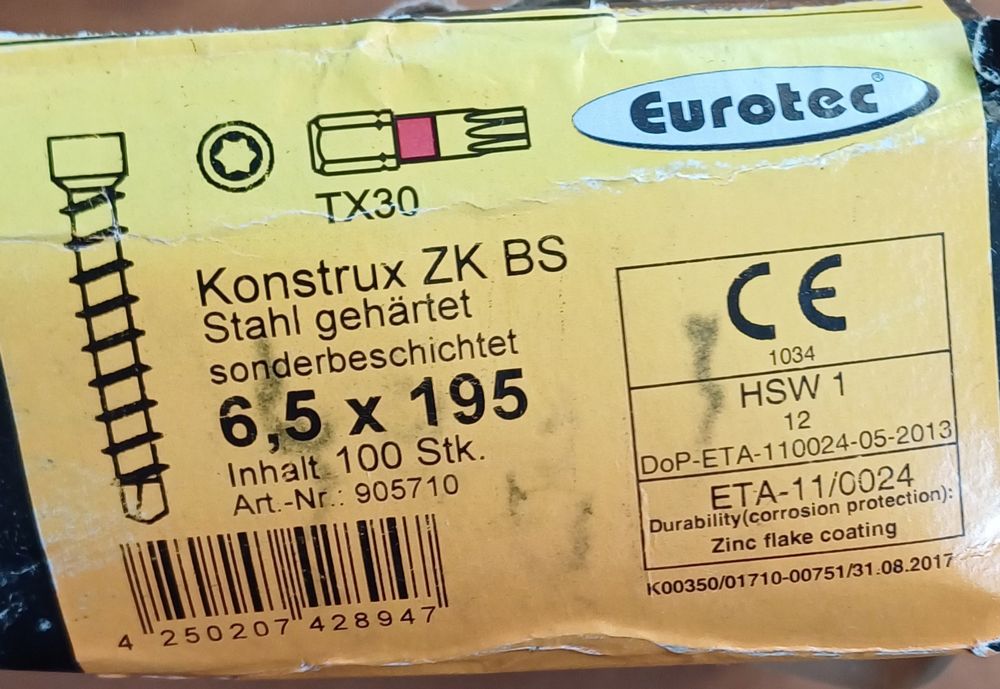 Wkręty do drewna Eurotec