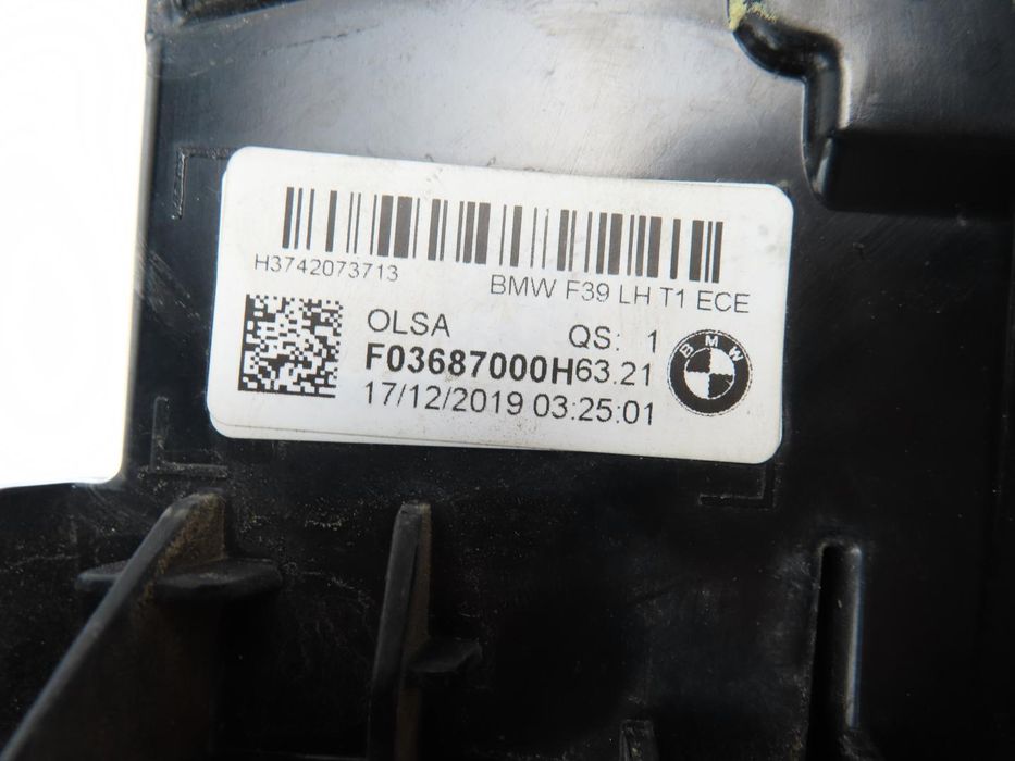 Farolim Esquerdo/Trás Usado / Original Bmw X2 (F39) 63217420737