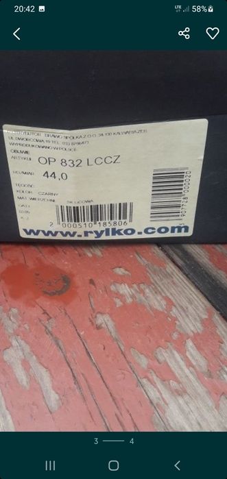 Buty męskie Rylko 44 i zamszowe 43 używane cena za 2szt