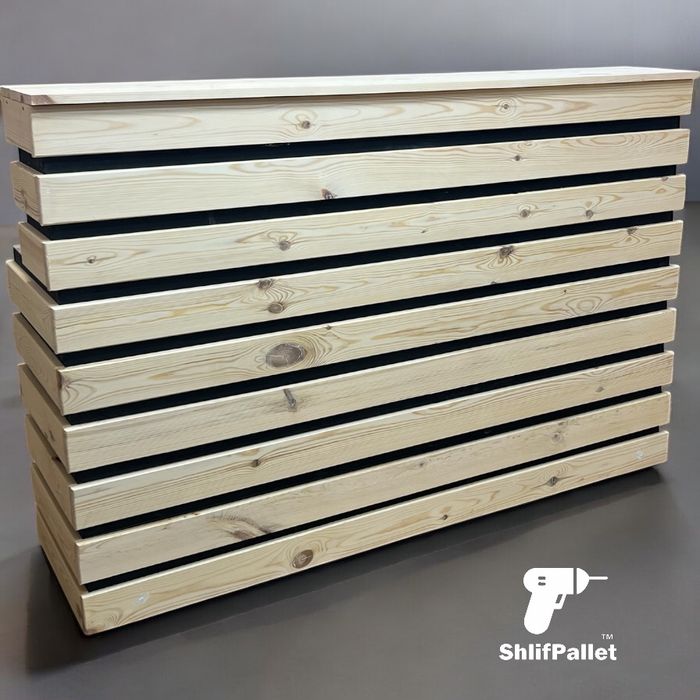 Барная стойка / ресепшн /стол из дерева в стиле лофт