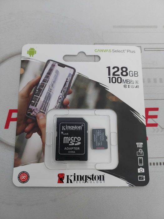 Cartão de Memória microSD Kingston Canvas Select Plus 128GB