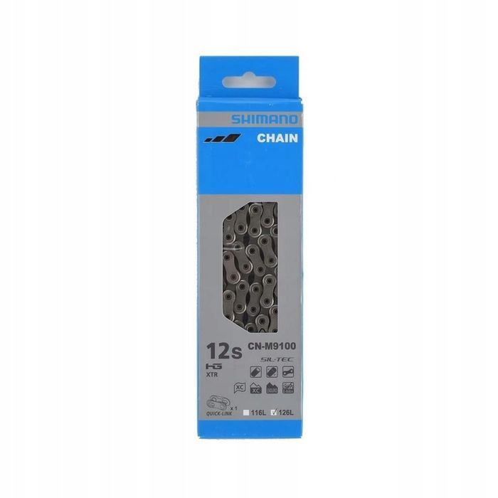 Łańcuch Shimano XTR CN-M9100 12s 126 Ogniw + Spinka Oryginał BOX