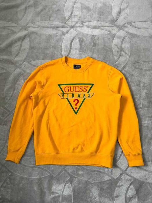 Guess X J Balvin Vibras Fleece Sweatshirt Crewneck M bluza Merch