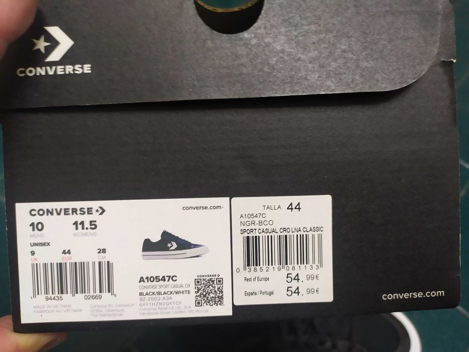 Tenis Converse casual 44