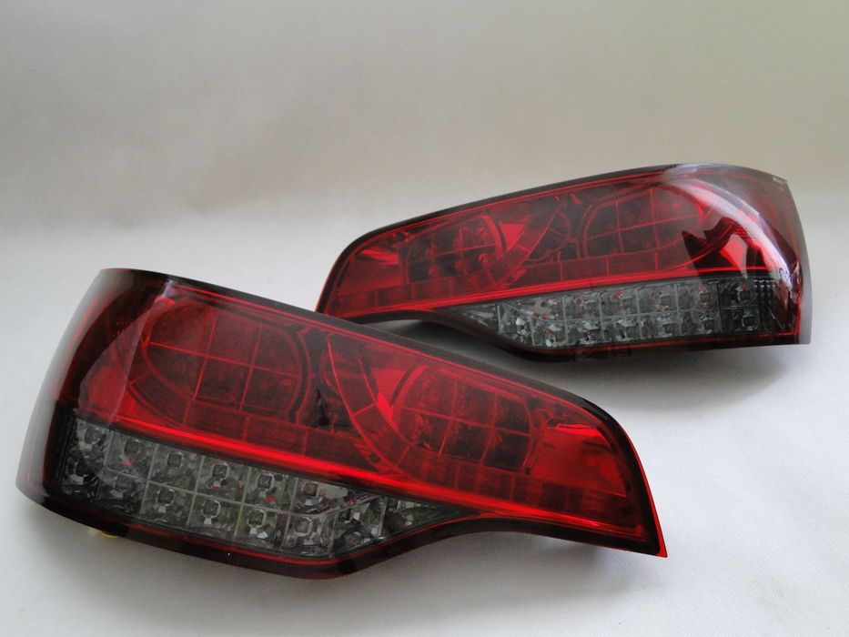 Lampy światła tył tylne AUDI Q7 4L 06-09 DIODY LED Red SMOKE TUNING IGŁA!