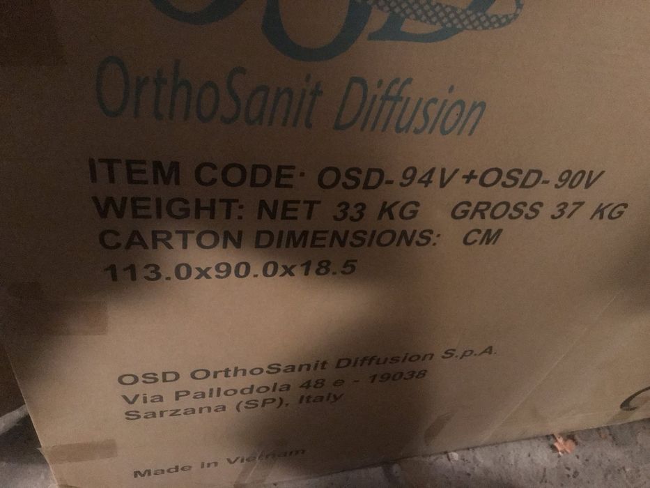 Медичне ліжко з двома ручками для регулювання з вставками з дерева OSD