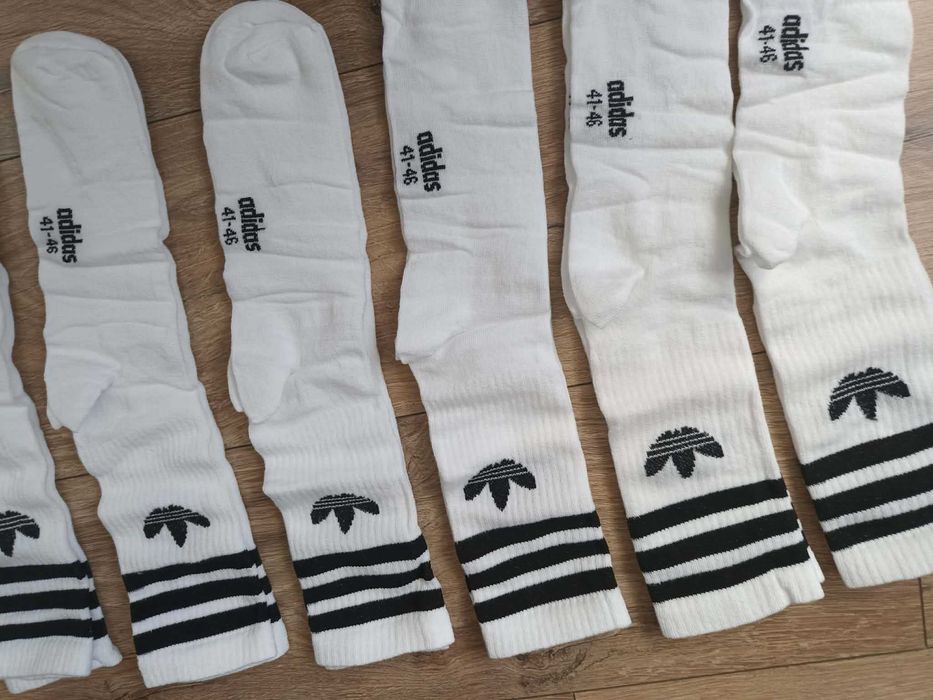 skarpetki męskie adidas rozmiar 41-46- 6 szt