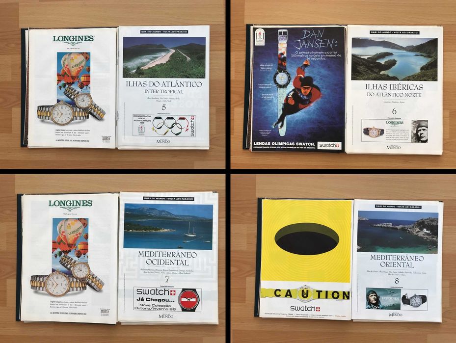 Revista livro Ilhas do Mundo Volta aos Paraísos