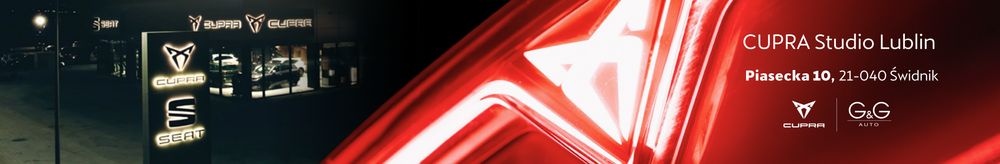 Cupra Studio Lublin top banner