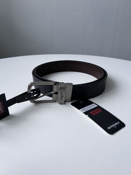 Оригінал 100%  ! Шкіряний двухсторонній ремінь Levi’s !!