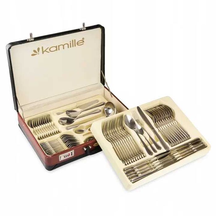 Набор столовых приборов 72 предмета Kamille KM 5216 в чемодане