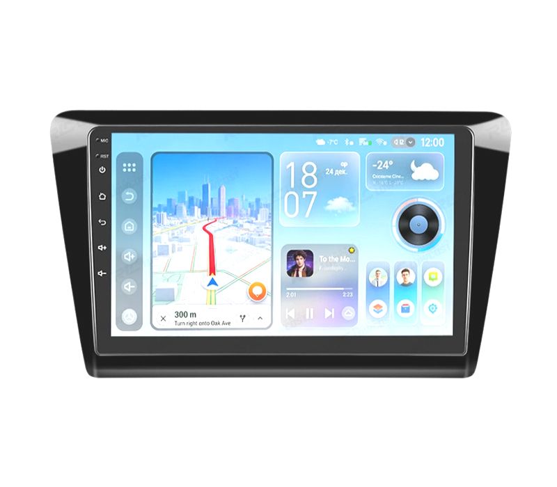 RÁDIO GPS ANDROID 13 SKODA RAPID 12-19