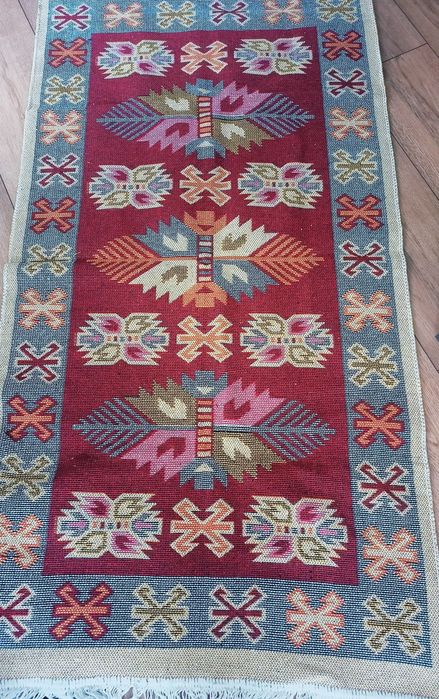 Dywan dywanik dwustronny boho do salonu na balkon korytarz uniwersalny