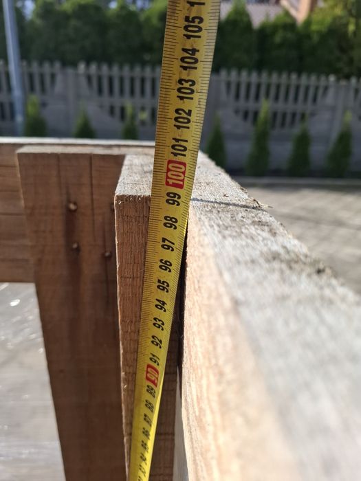 Skrzyniopaleta składana solidna 100 x 110 x 130