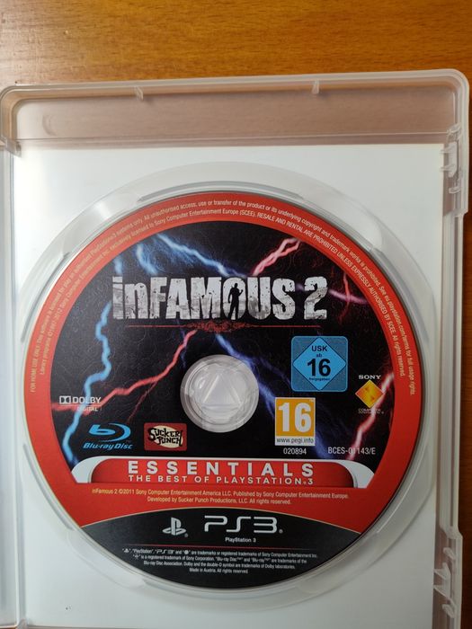 Gra Infamous 2 ps3 PAL
