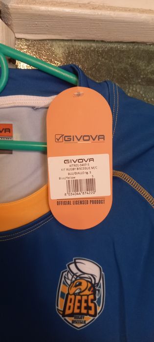 Givova джерси регбийский клуб Новая S