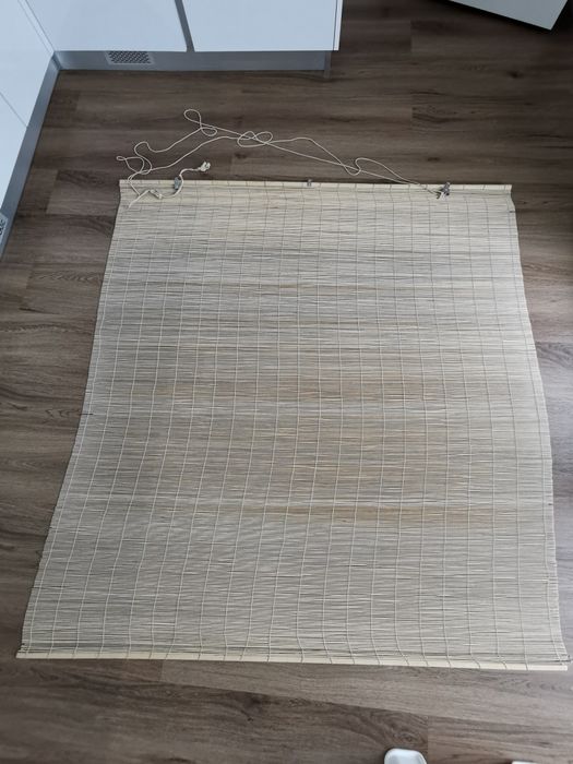 2 Estores Rolo Bambu Natural