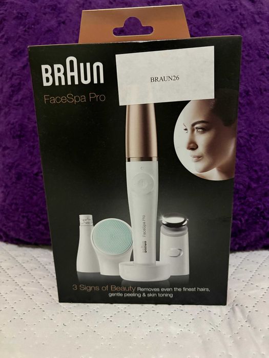 Braun FaceSpa Pro - 3 em 1 para uma Pele Radiante!