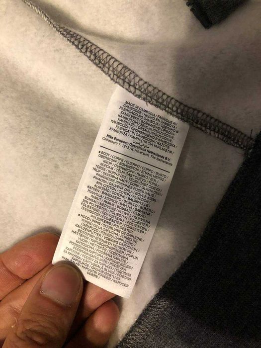 Нова Кофта (Худі) Nike на Блискавці з Капюшоном та Двома Кишенями ХХL