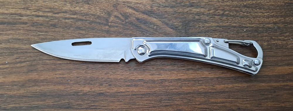 Faca / Canivete de bolso em aço inoxidável - novo e embalado