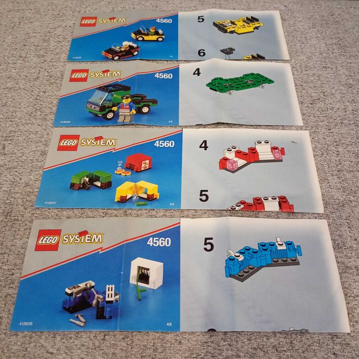 LEGO 4560 Instrukcja 4/8, 5/8, 6/8 i 7/8