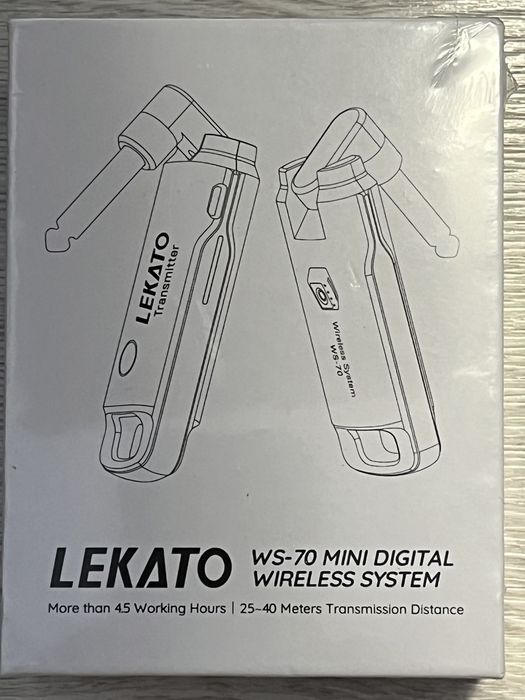 Bezprzewodowy system gitarowy Lekato WS-70 Nowy