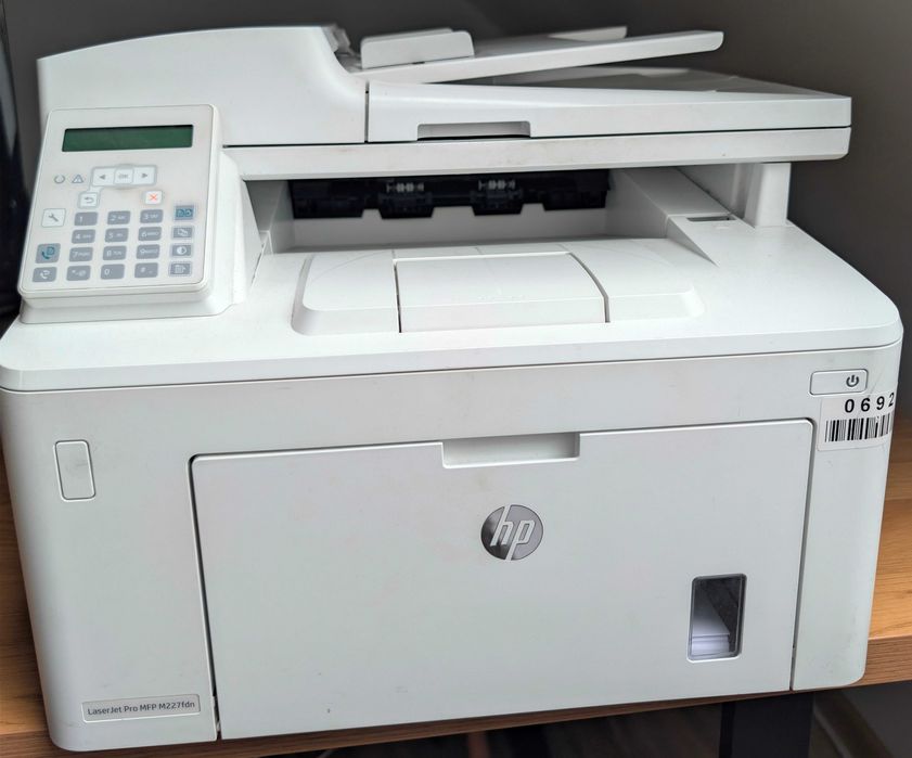 HP LaserJet Pro M227fdn | TONER 90% | BĘBEN 100% | Duplex | LAN | ADF