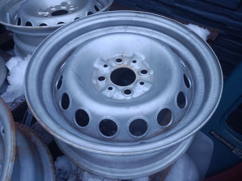 felgi stalowe opony 14c  przyczepa fiat 14 polonez 4*98 truck laweta