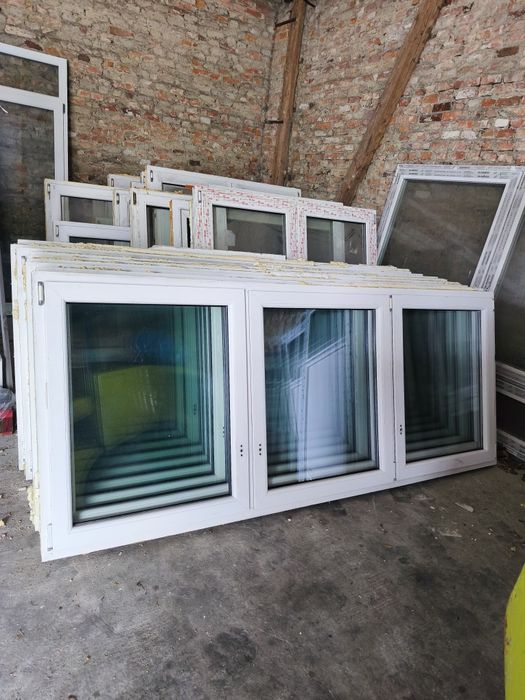 Okna PCV 265 x 110 5 sztuk
