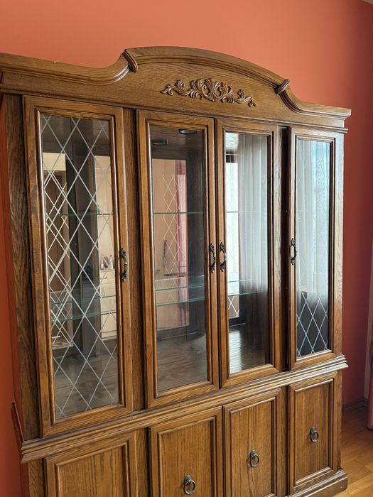 Сервант Вітрина Дубовий