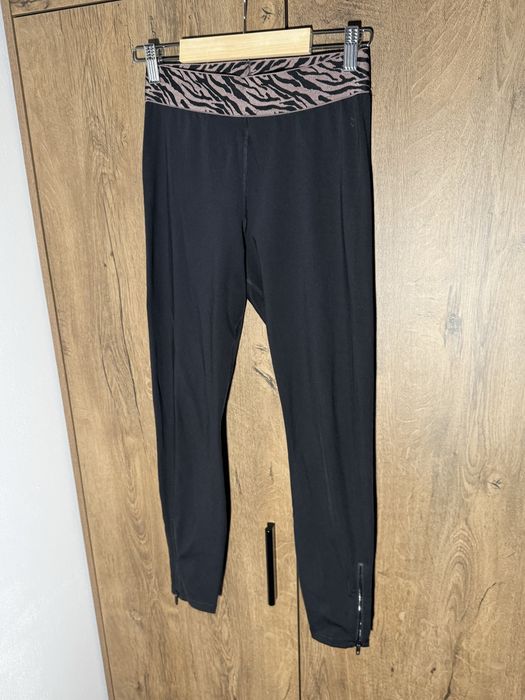 Legginsy sportowe h&m czarne rozmiar S
