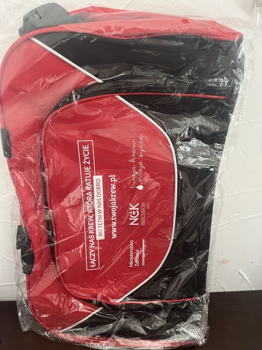 Torba sportowa łączy nas krew, która ratuje życie