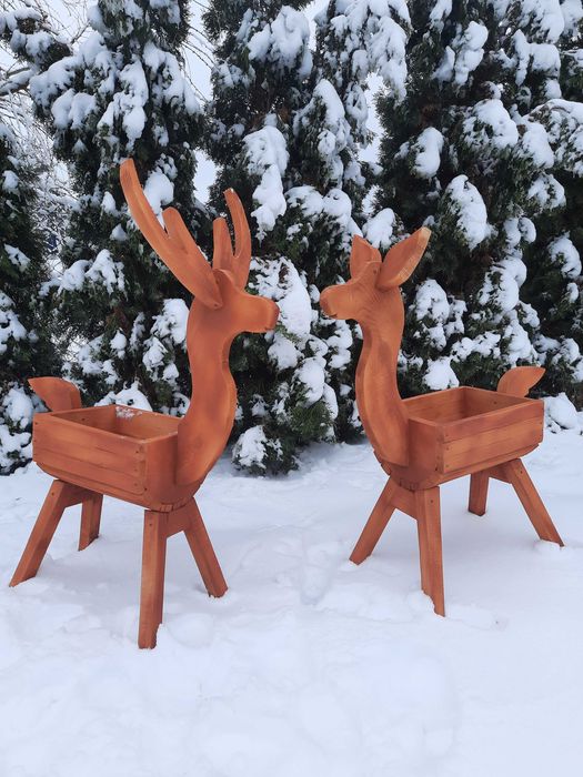 Donica kwietnik jelonek sarenka taczka ogrodowa