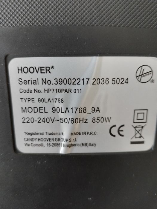 Aspirador sem saco Hoover H Power 700 avariado700 avar